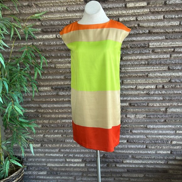 Seamline Cynthia Steffe Colorblock Sheath Dress Size 4 - Picture 7 of 8